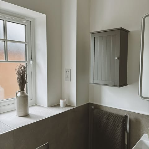 Soft Green Painted Wainscoting