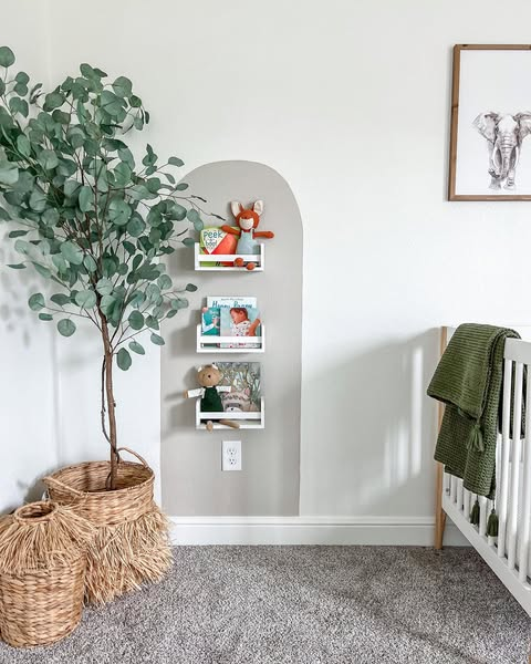 Arched Niche Wall Shelves for Kids